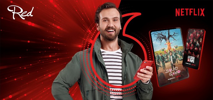 Vodafone Red’e Gelenlere 3 Ay Netflix Hediye