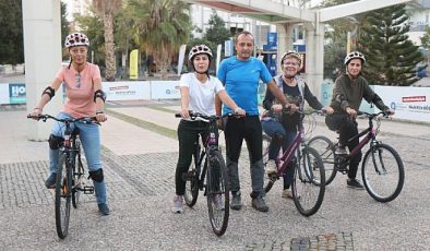 Antalya Büyükşehir Temel Bisiklet Sürüş Eğitimi veriyor