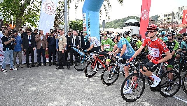 59. Cumhurbaşkanlığı Türkiye Bisiklet Turu'nun Kemer-Kaş etabı başladı