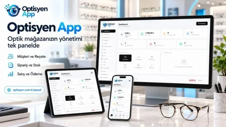Optik Mağazalarda Dijital Yönetim: Reçeteden Teslimata Düzenli İş Takibi